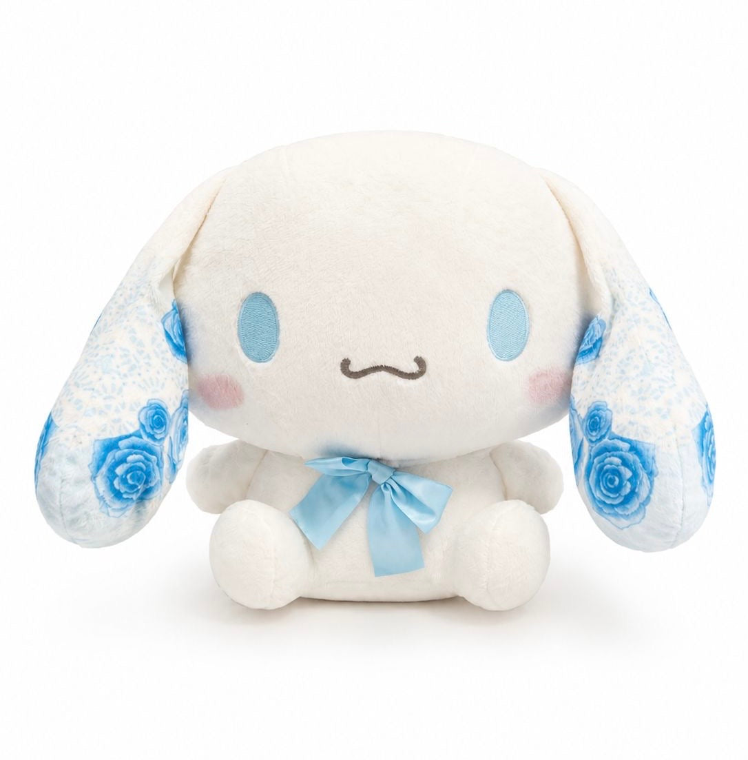 Cinnamoroll Blue Roses Large Japanese Sanrio Plush