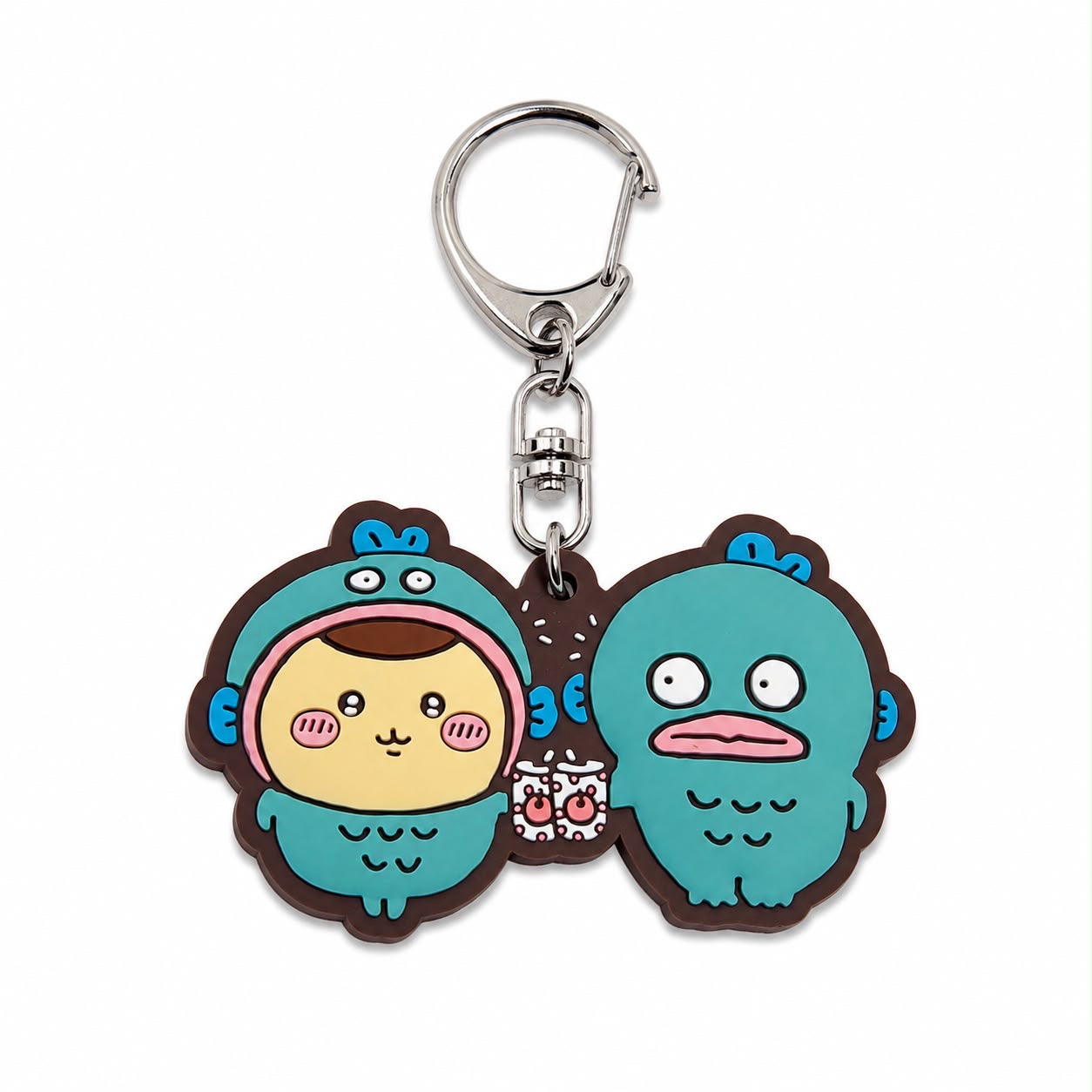 Hangyodon x Chiikawa Silicone Mini Japanese Sanrio Keychain