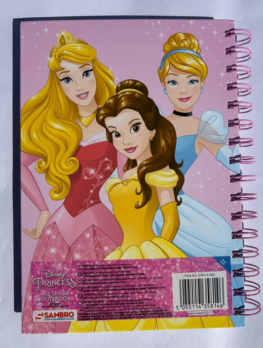 Disney Princess A5 Hardback Notebook & Pen Set