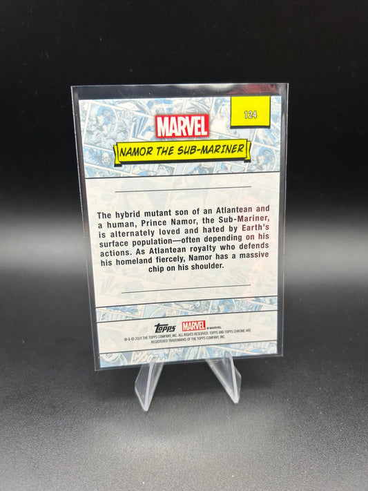 2024 Topps Chrome Marvel Namor The Sub-Mariner Sapphire Base