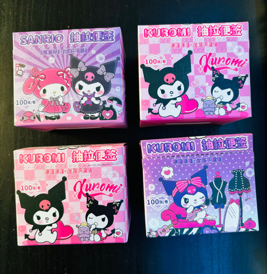 100pc Character Label Sticker Roll