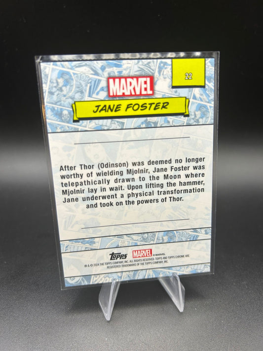 2024 Topps Chrome Marvel Jane Foster Sapphire Base
