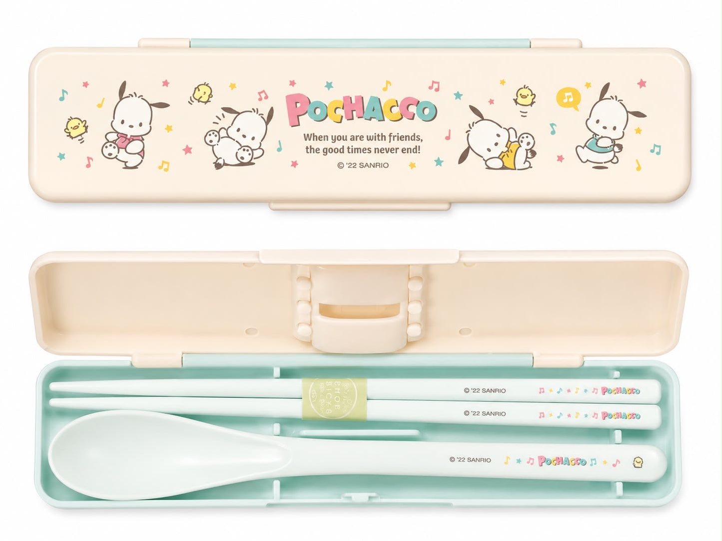 Pochacco Party Chopstick & Spoon Japanese Sanrio 2pc Set