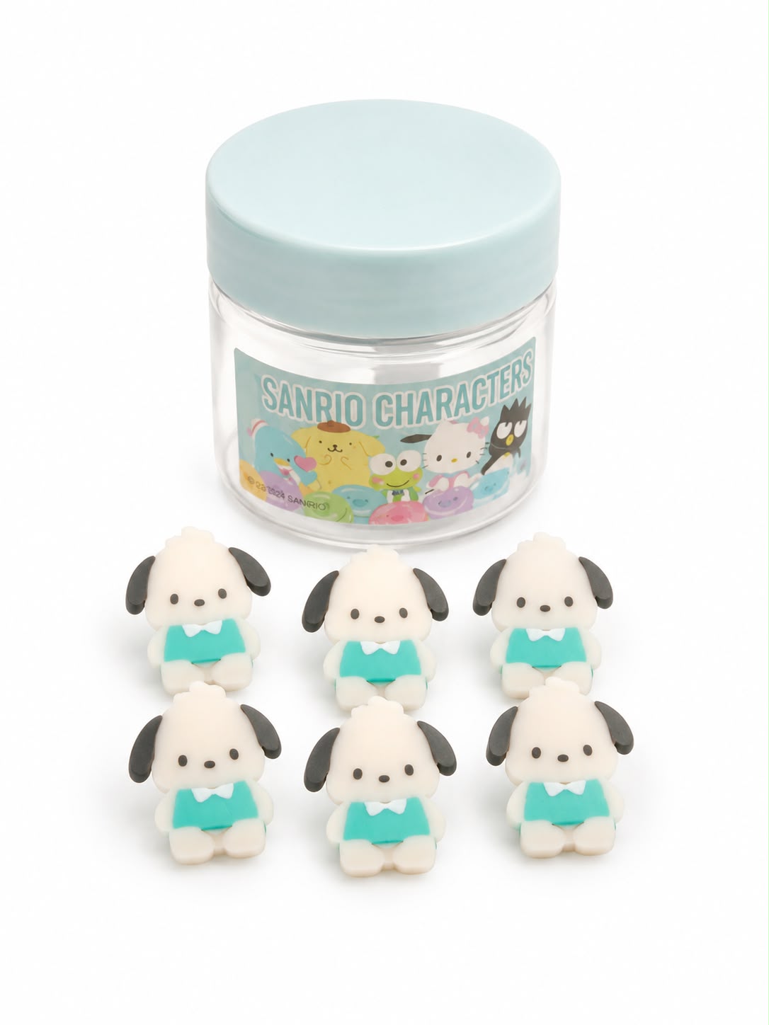 Pochacco Mini Tub of Japanese Sanrio Erasers