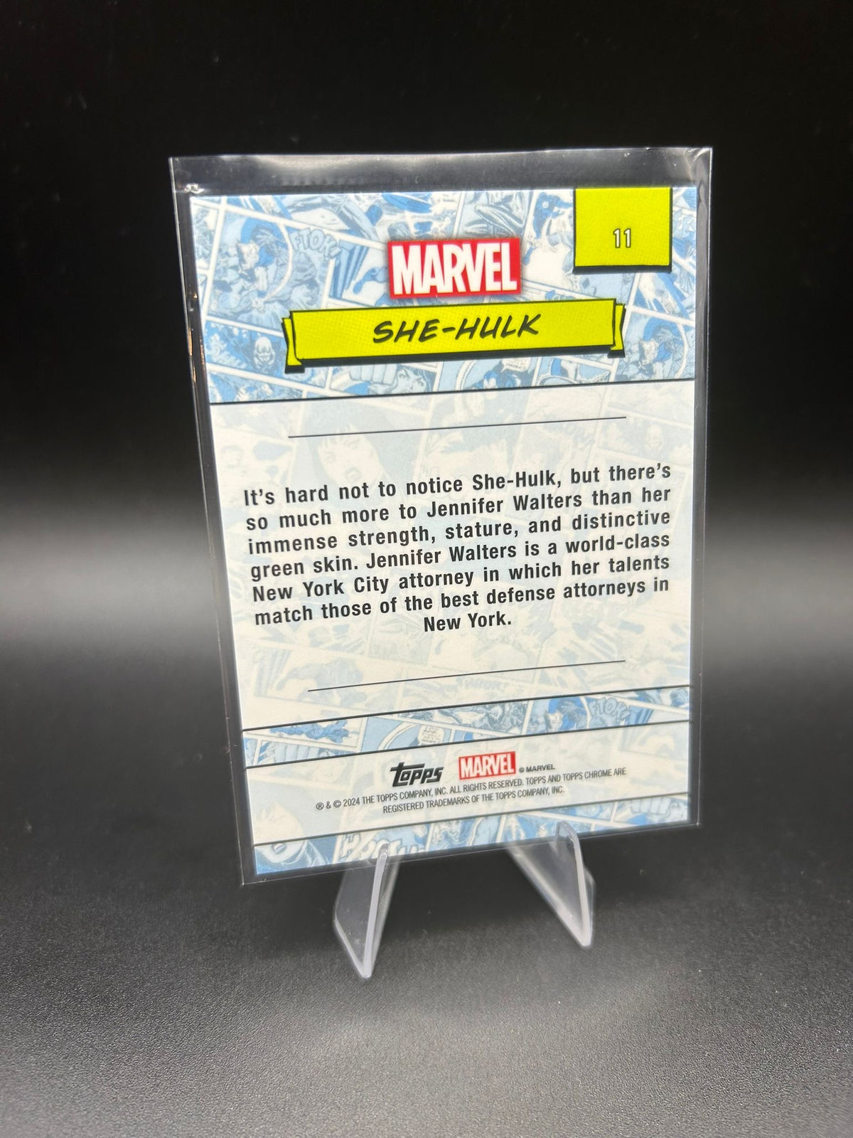 2024 Topps Chrome Marvel She-Hulk Sapphire Base