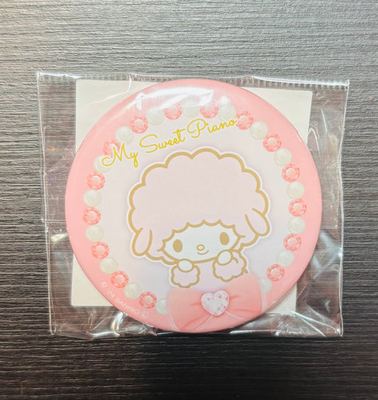 Sweet Piano Pink 2024 5.5cm Japanese Sanrio Badge