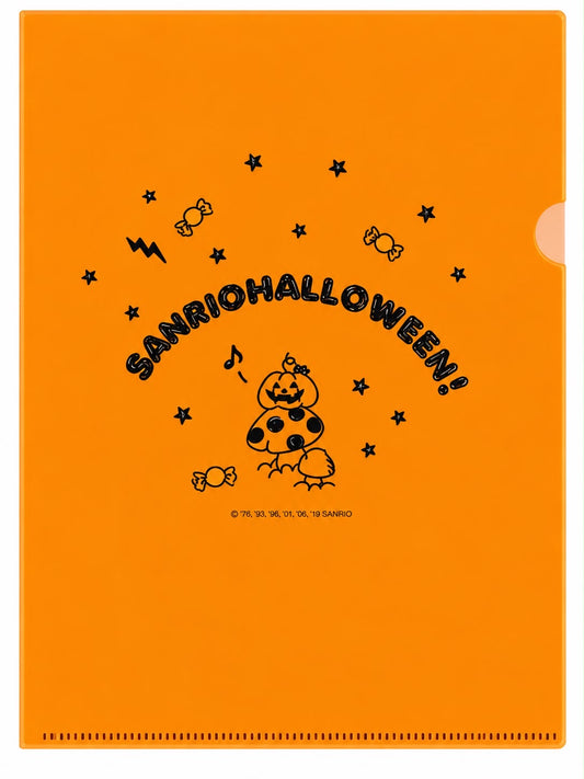 Orange Halloween Japanese Sanrio A4 Document Wallet