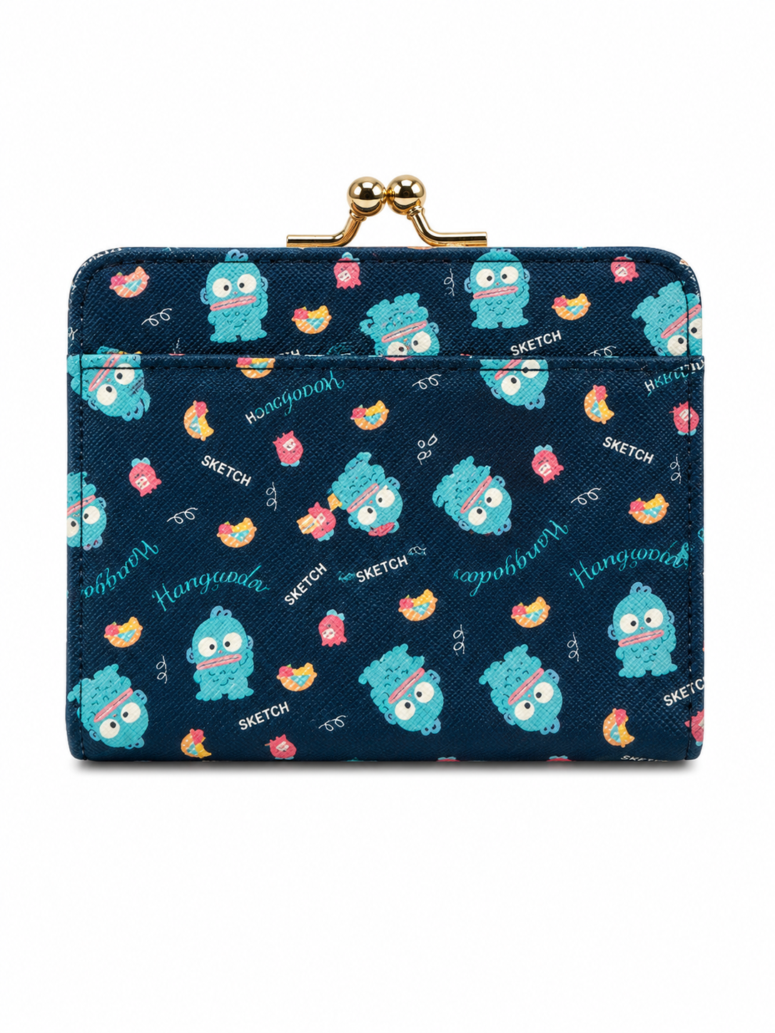 Hangyodon Lads Navy Japanese Sanrio Clutch Coin Purse