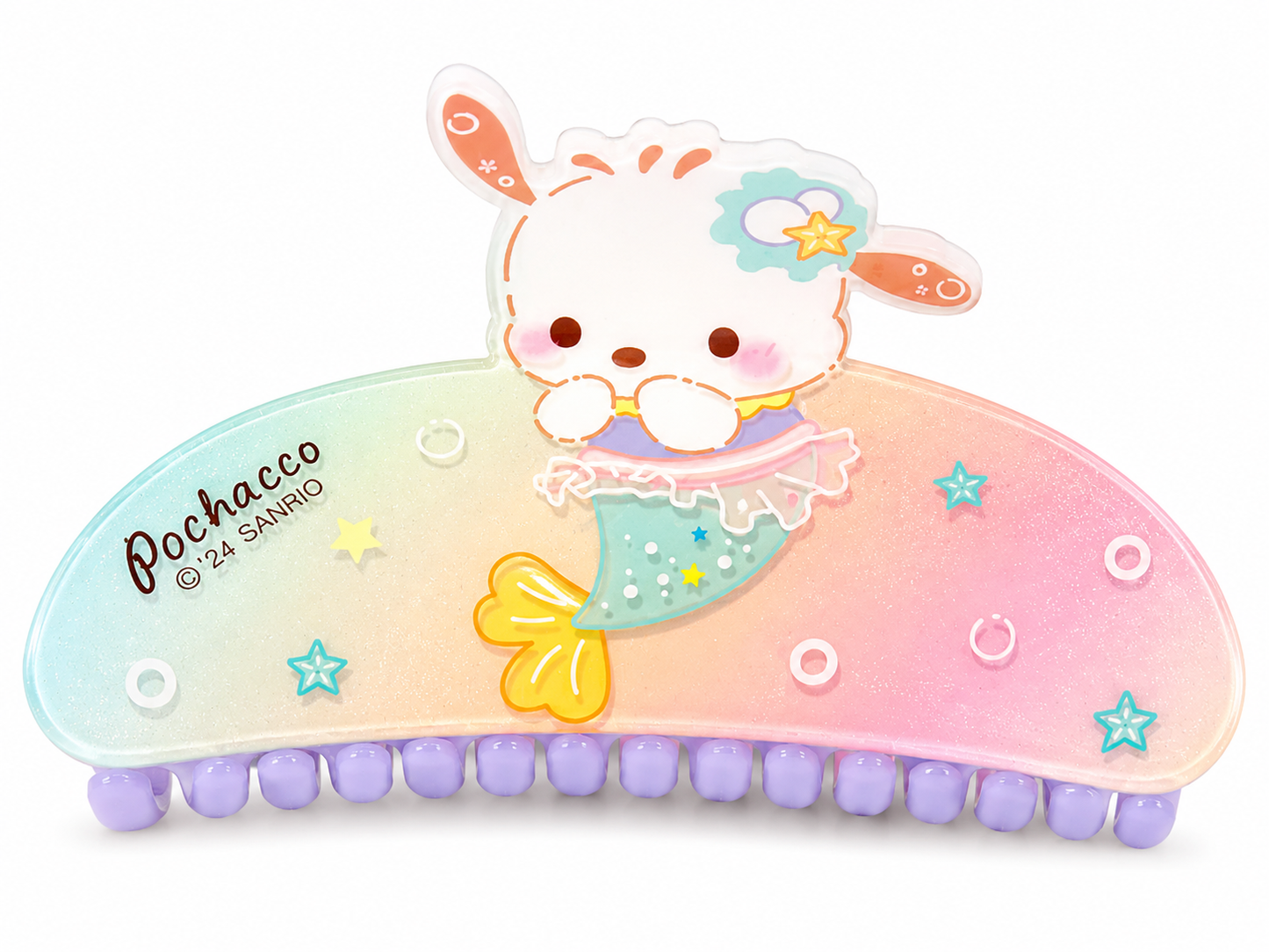 Pochacco Mermaid Acrylic Sanrio Hair Claw