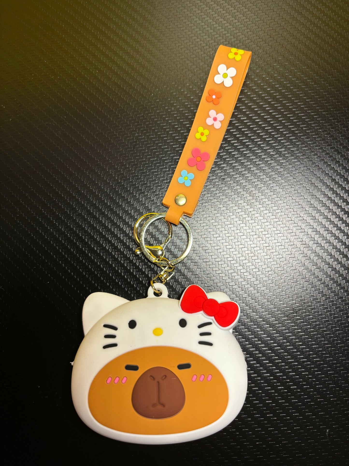 Character Silicone Purse Keychain