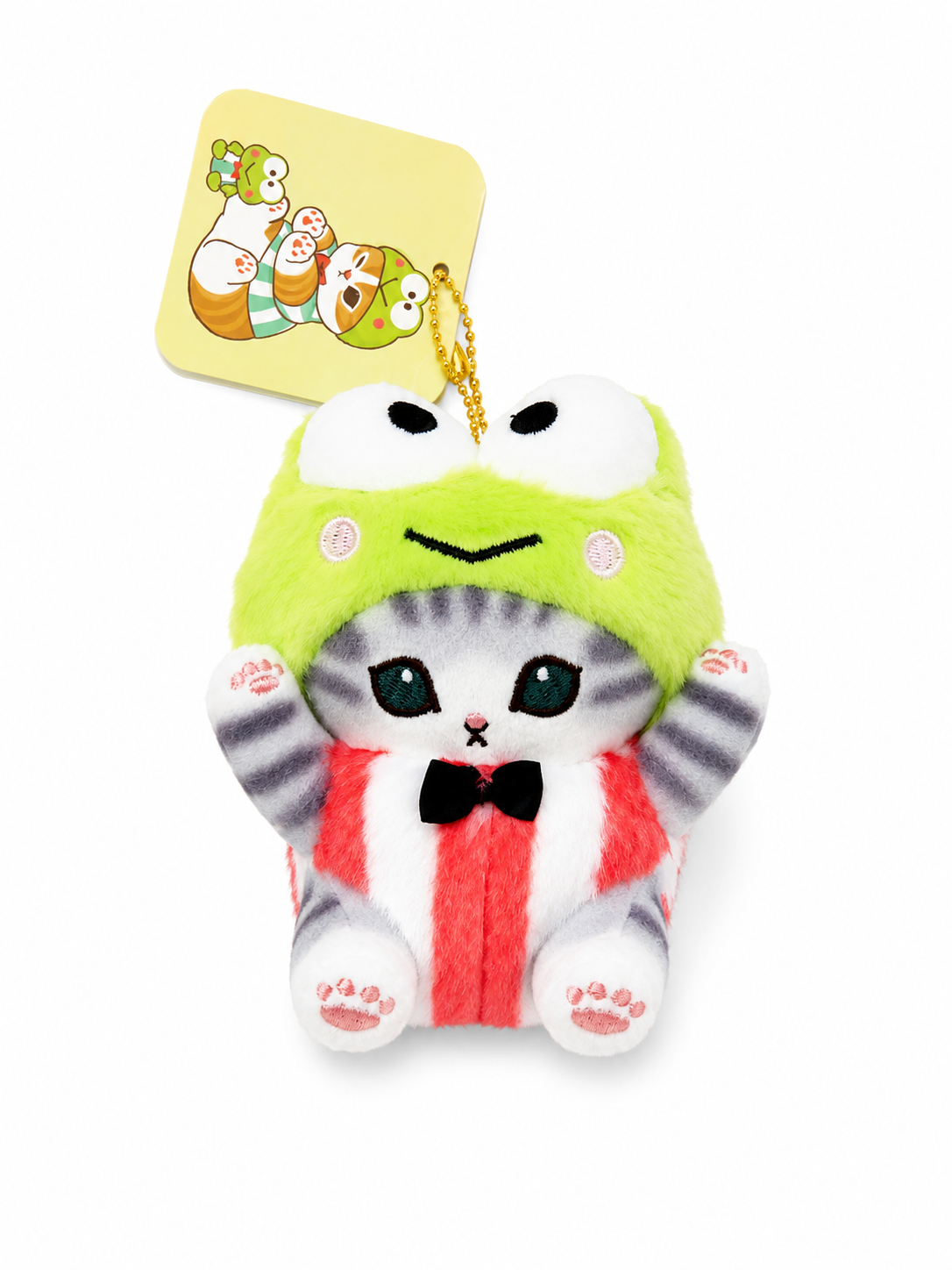 Keroppi Mofusand Sanrio Plush Keychain