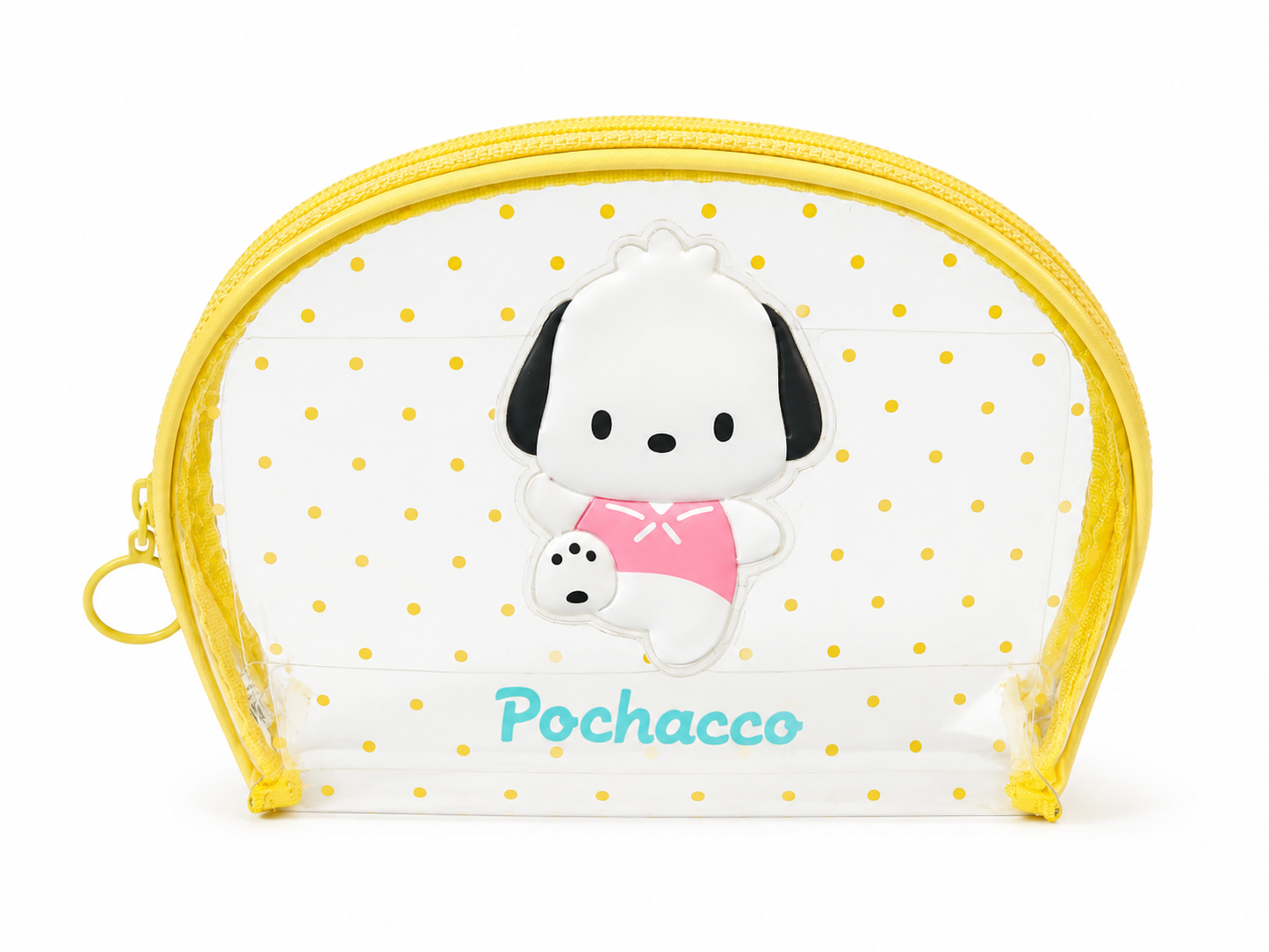 Pochacco Yellow PVC Japanese Sanrio Storage Pouch