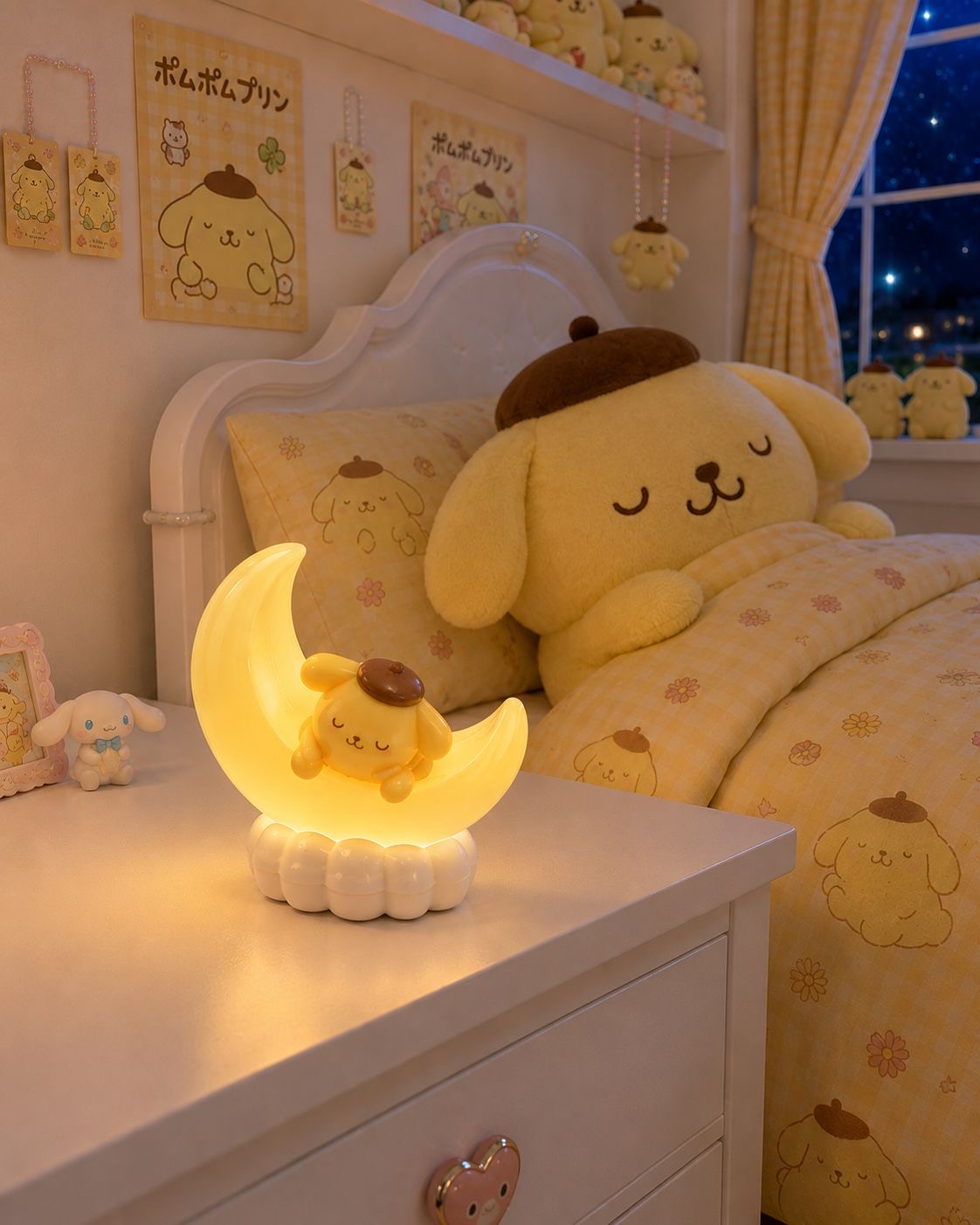 PomPomPurin Bedside Mini Nightlight Japanese Sanrio