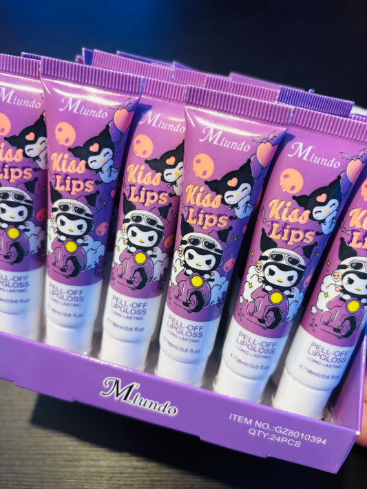 Kuromi Peel Off *RED TINTED* Lip Gloss