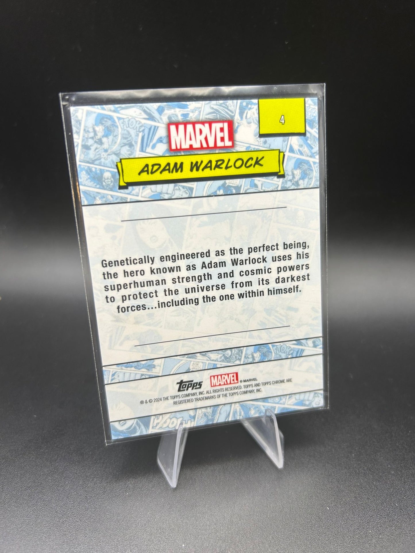 2024 Topps Chrome Marvel Adam Warlock Sapphire Base