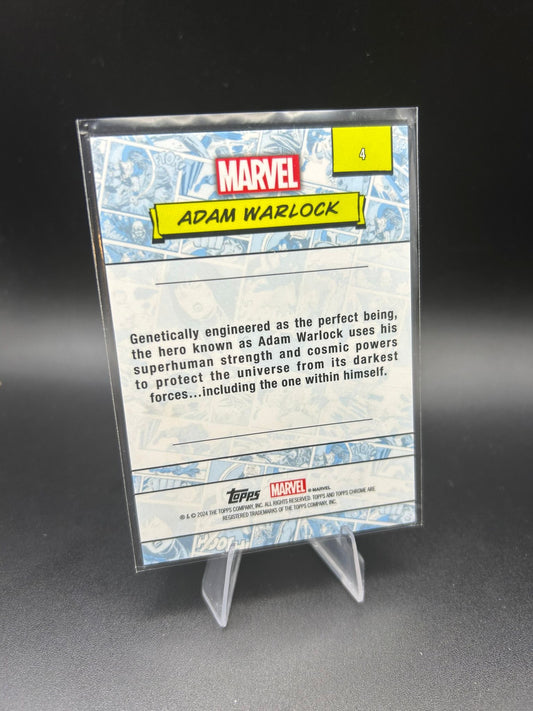 2024 Topps Chrome Marvel Adam Warlock Sapphire Base