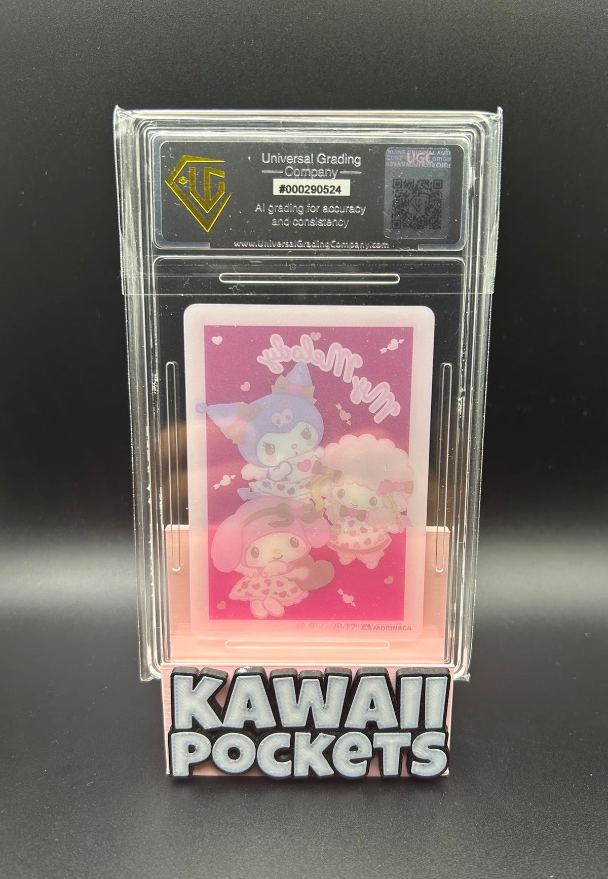 2022 Morinaga My Melody Vol.1 | No.17 Japanese Sanrio Wafer Card UGC Graded 9.5 Mint+ Slab