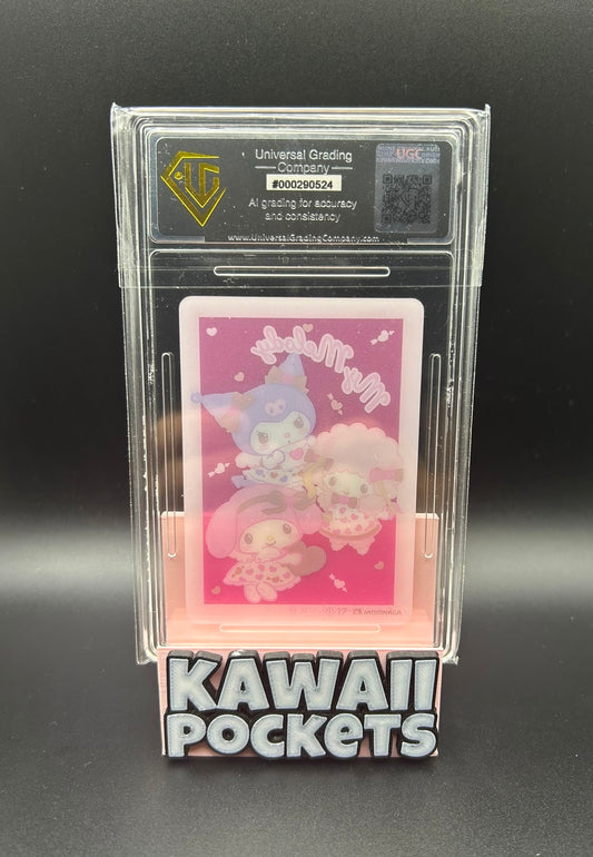 2022 Morinaga My Melody Vol.1 | No.17 Japanese Sanrio Wafer Card UGC Graded 9.5 Mint+ Slab