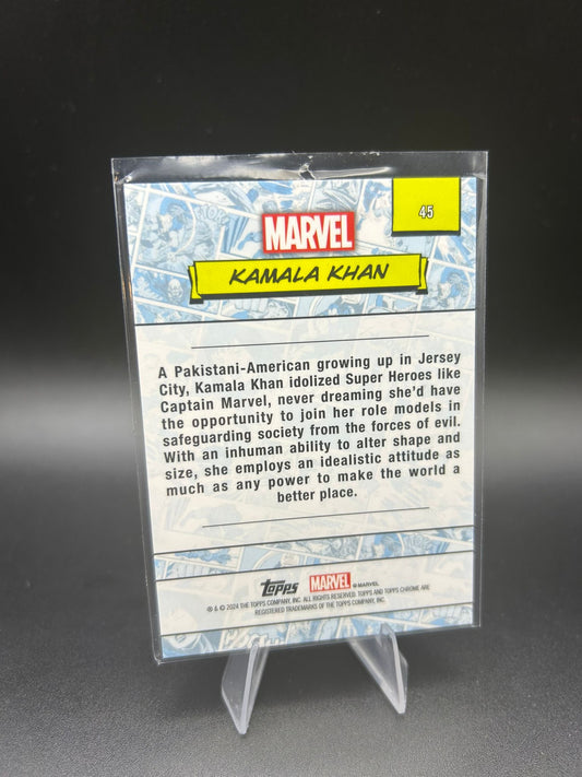 2024 Topps Chrome Marvel Kamala Khan Sapphire Base