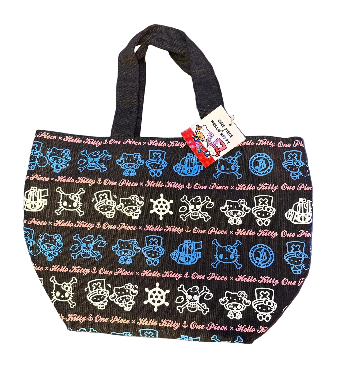 Hello Kitty x One Piece Patterned Mini Tote Bag Japanese Sanrio