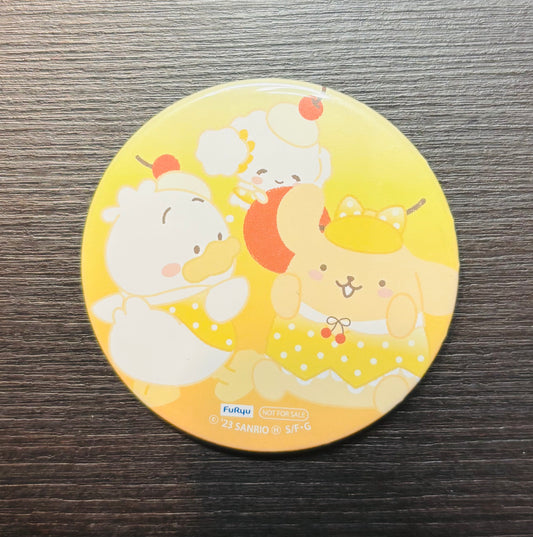 Pom/Pekkle/Cogimyun FuRyu 2023 5cm Japanese Sanrio Badge