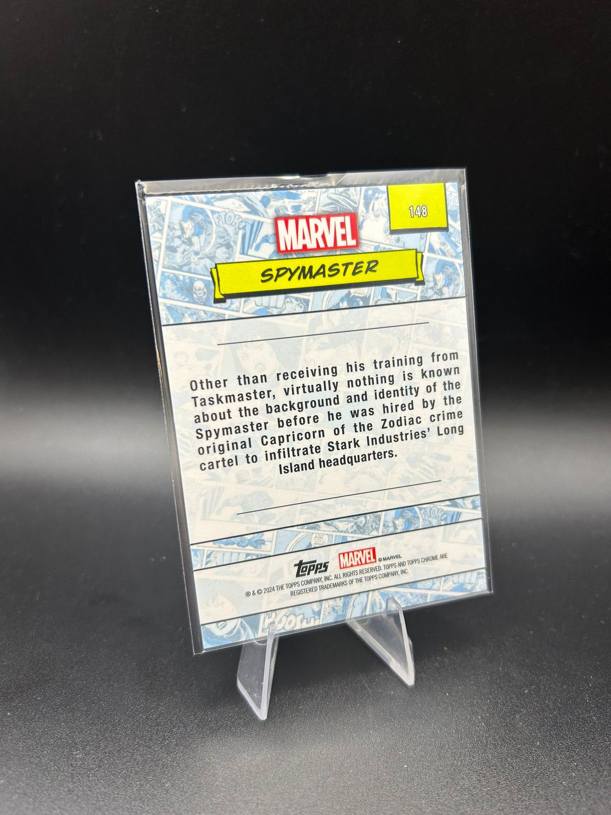 2024 Topps Chrome Marvel Spymaster Sapphire Base
