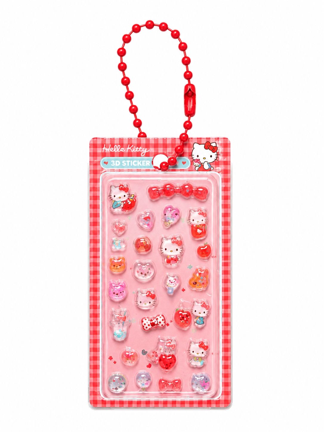 Miniature 3D Bubble Sanrio Sticker Keychain