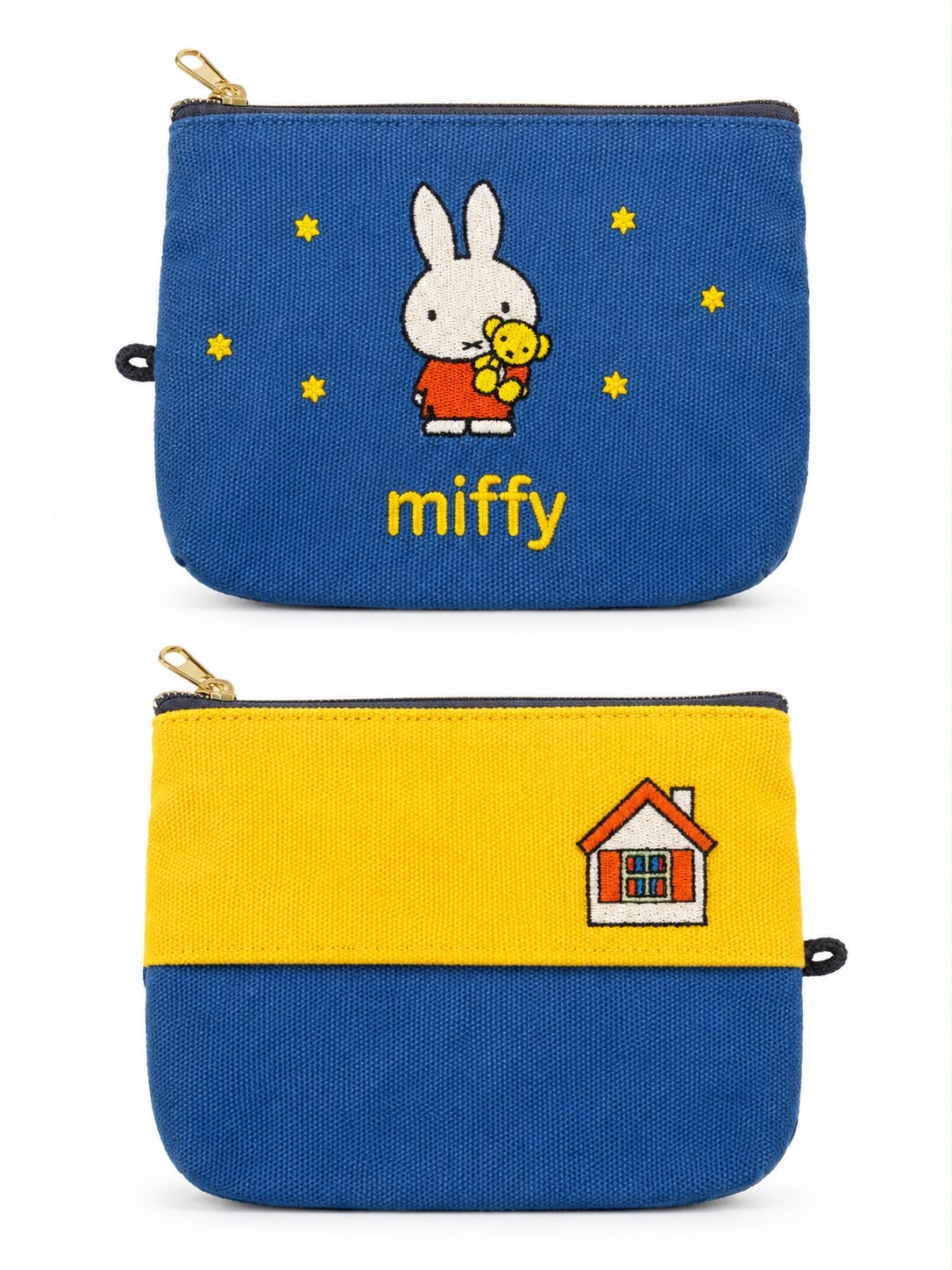 Miffy Starry Blue Night Japanese Storage Zip Pouch