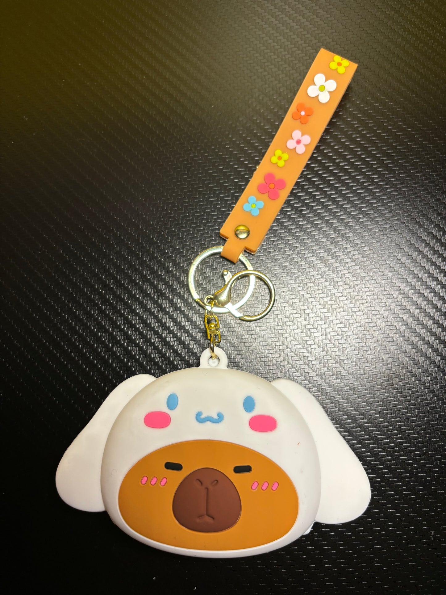 Character Silicone Purse Keychain