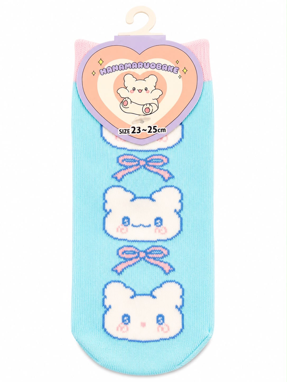 Hanamaruobake Blue 23-25cm Japanese Sanrio Socks
