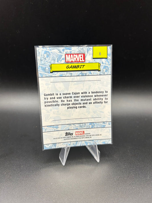 2024 Topps Chrome Marvel Gambit Sapphire Base