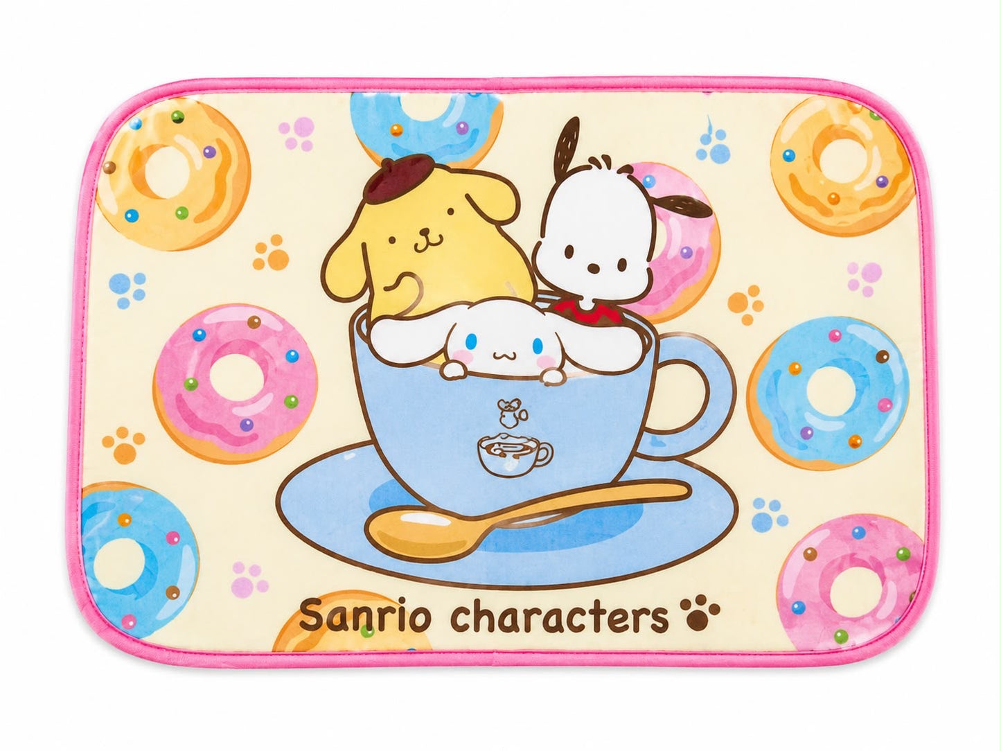 Cinna x Pom x Pochacco Tea Anti-Slip Japanese Sanrio Floor Mat