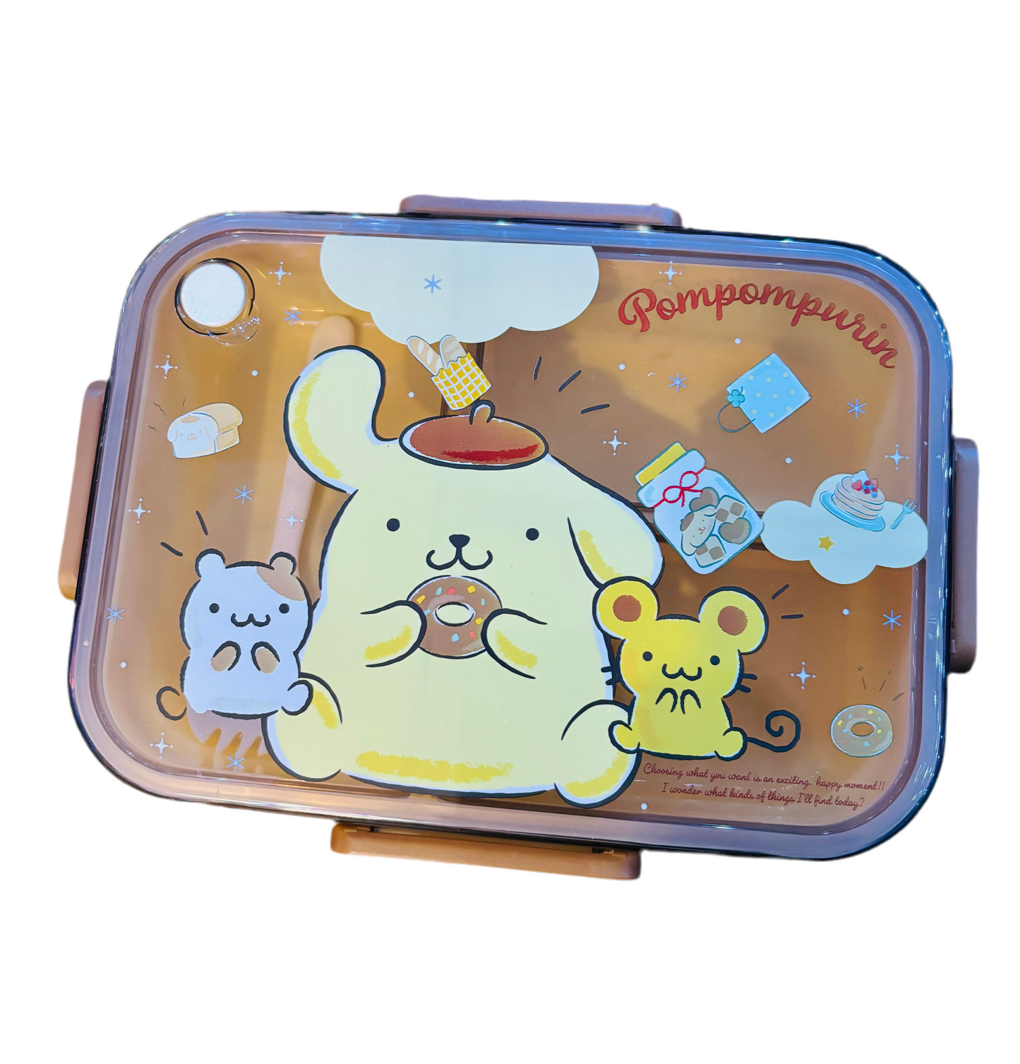 School Character Sectional Lunchbox & Spork