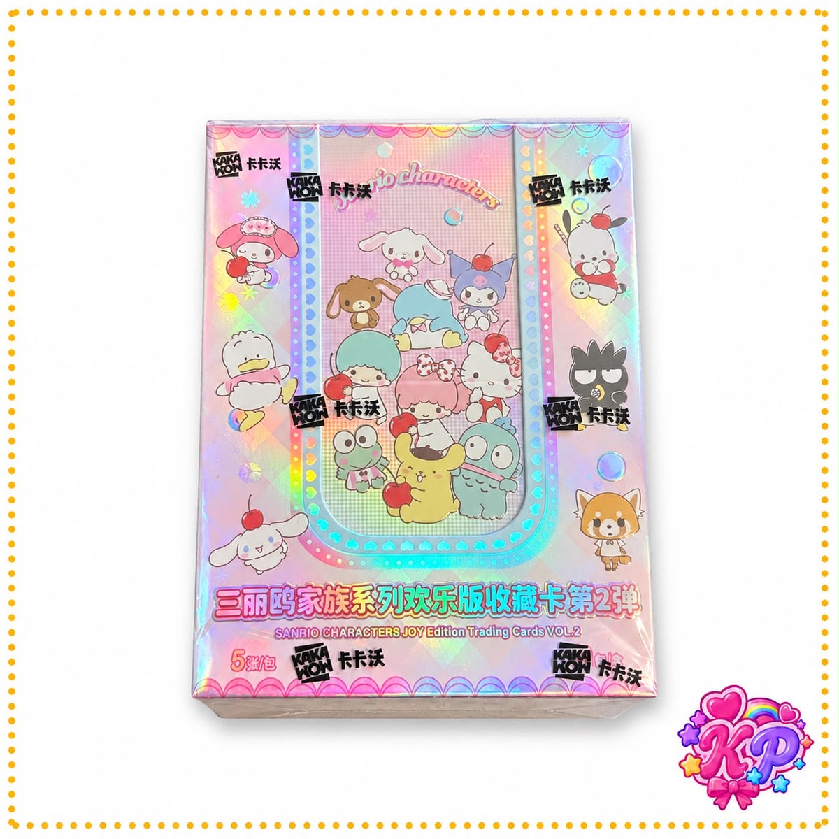 Kakawow Sanrio Joy V2 Collectible Card Booster Box - 10 Packs