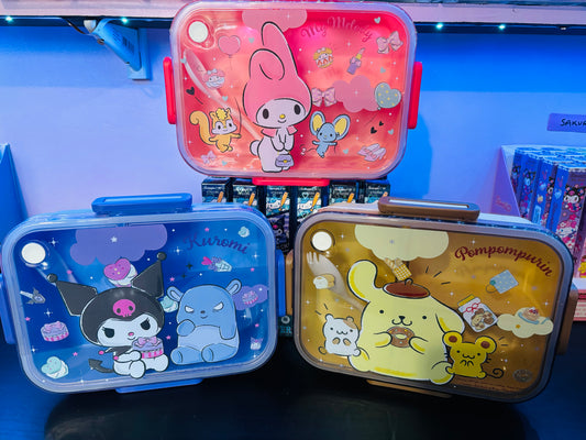 School Character Sectional Lunchbox & Spork