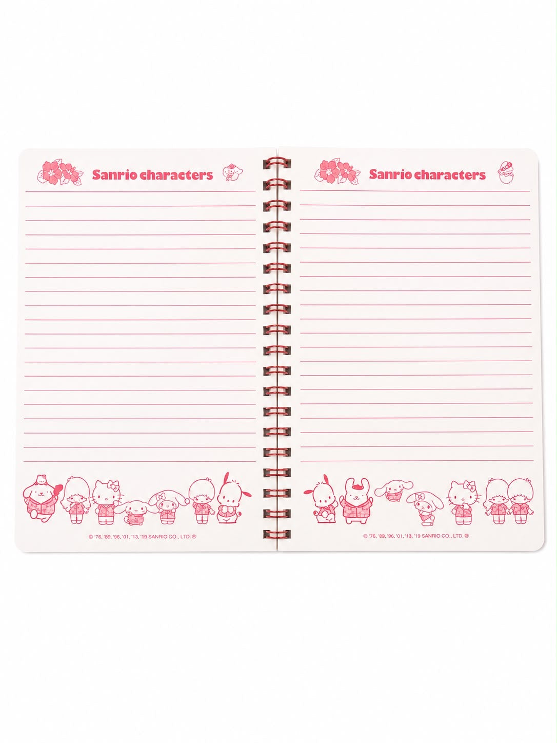 Multi Characters B6 Mini Japanese Sanrio Notebook