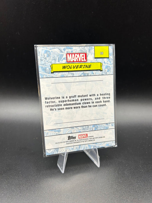 2024 Topps Chrome Marvel Wolverine Sapphire Base