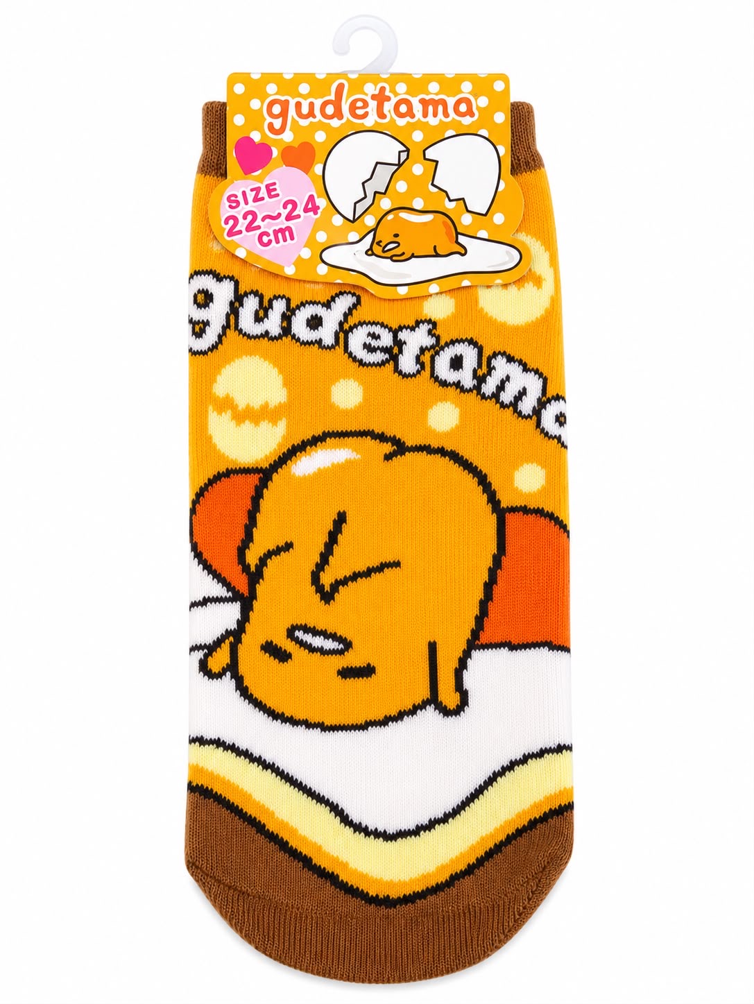Gudetama Lazy Egg Tumble 22-24cm Japanese Sanrio Socks