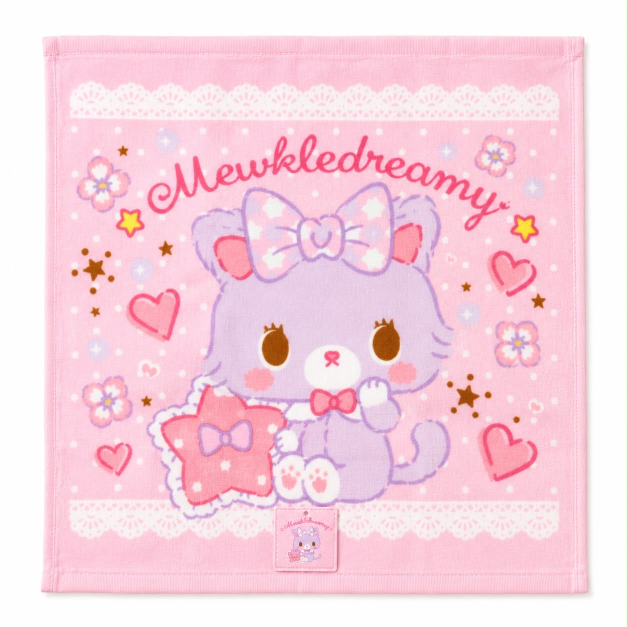 Mewkledreamy 33cm Square Flannel Japanese Sanrio Face Cloth
