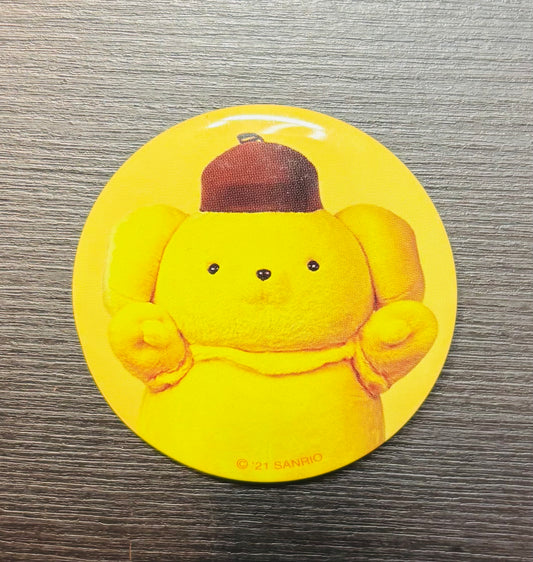 PomPomPurin Puroland 2021 5.5cm Japanese Sanrio Badge