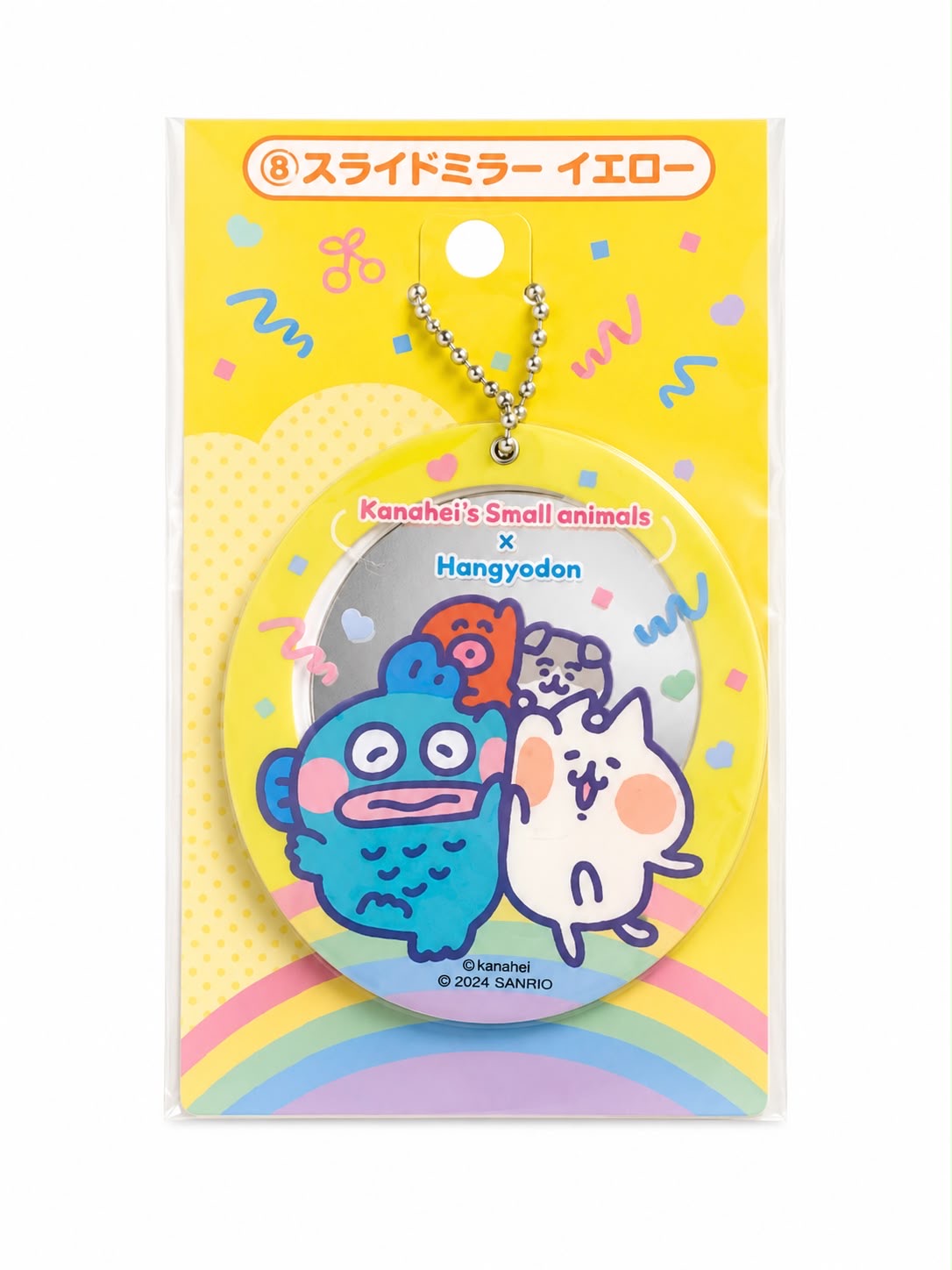 Hangyodon x Kanahei Chibi Acrylic Japanese Sanrio Mirror Keychain