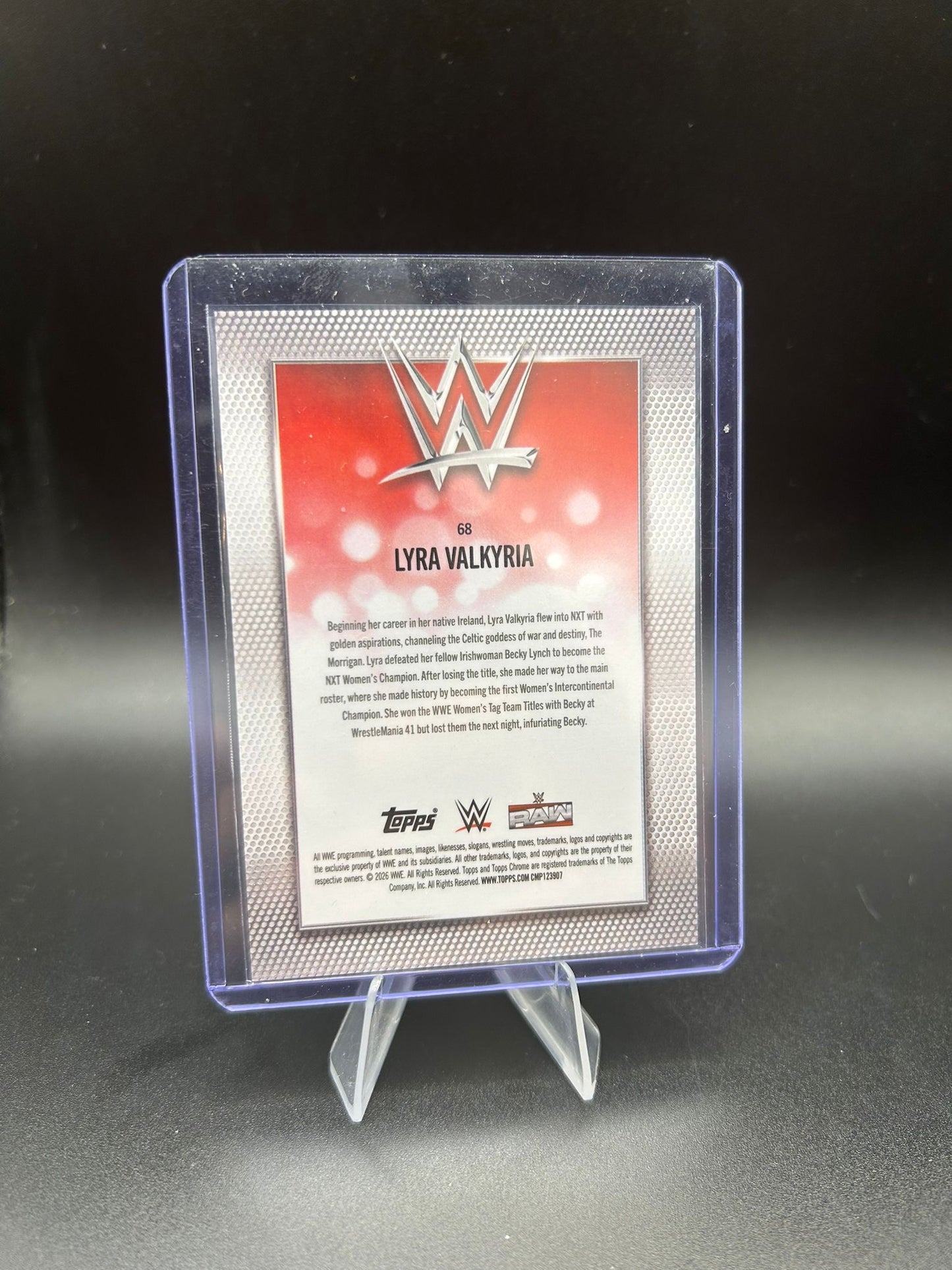 2026 WWE Topps Chrome Lyra Valkyria /25 Orange