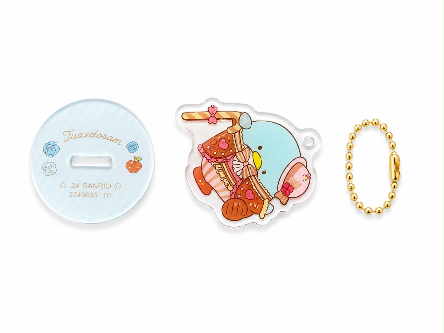 Tuxedo Sam Clear Acrylic Mini Display Stand Japanese Sanrio