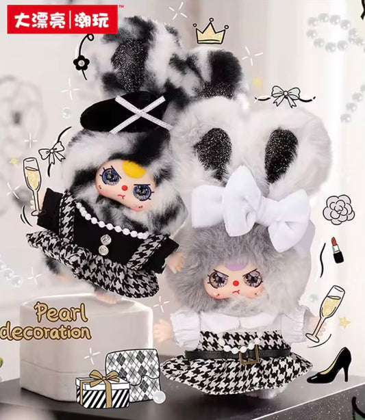 Baby Three Absolute Black & White Bunny Blind Box