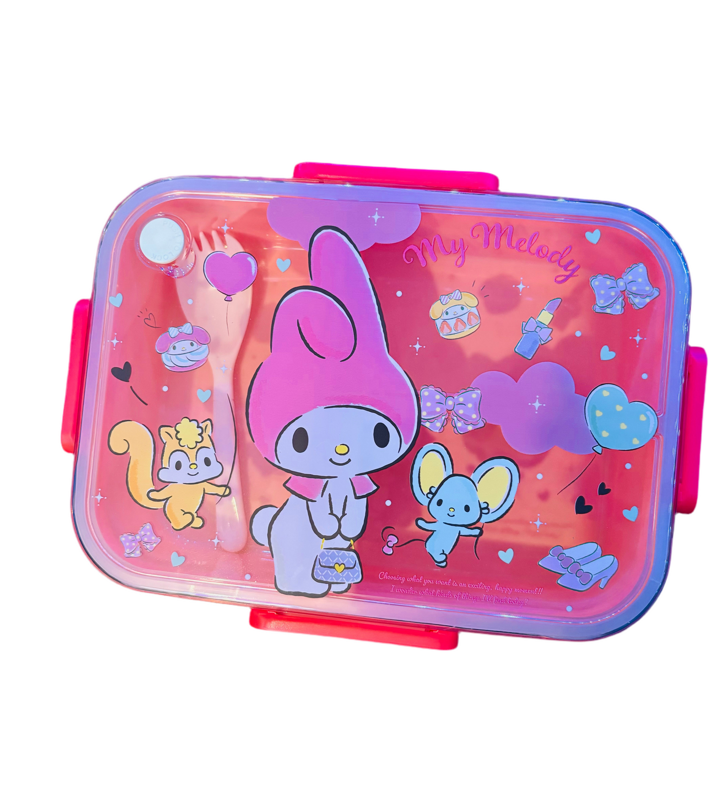 School Character Sectional Lunchbox & Spork