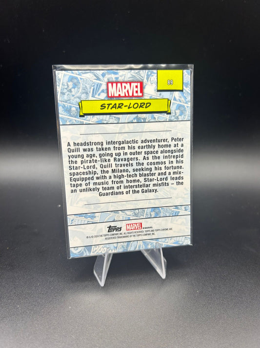 2024 Topps Chrome Marvel Star-Lord Sapphire Base