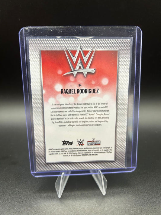 2026 WWE Topps Chrome Raquel Rodriguez /150 Blue Wave