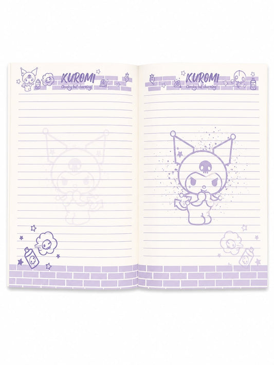 Purple Kuromi Graffiti A5 Sanrio Notebook