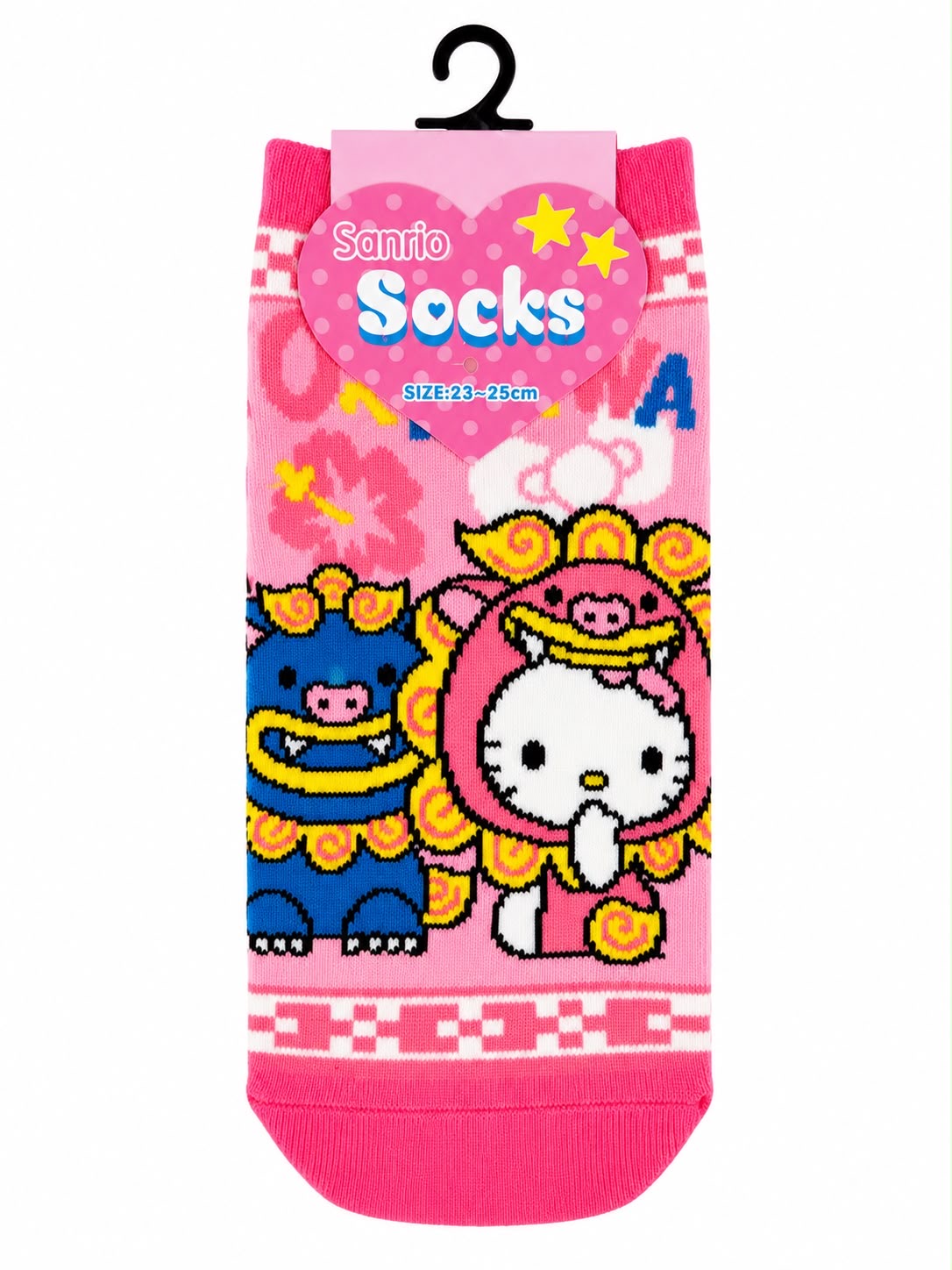 Hello Kitty Chinese Dragon 23-25cm Sanrio Socks