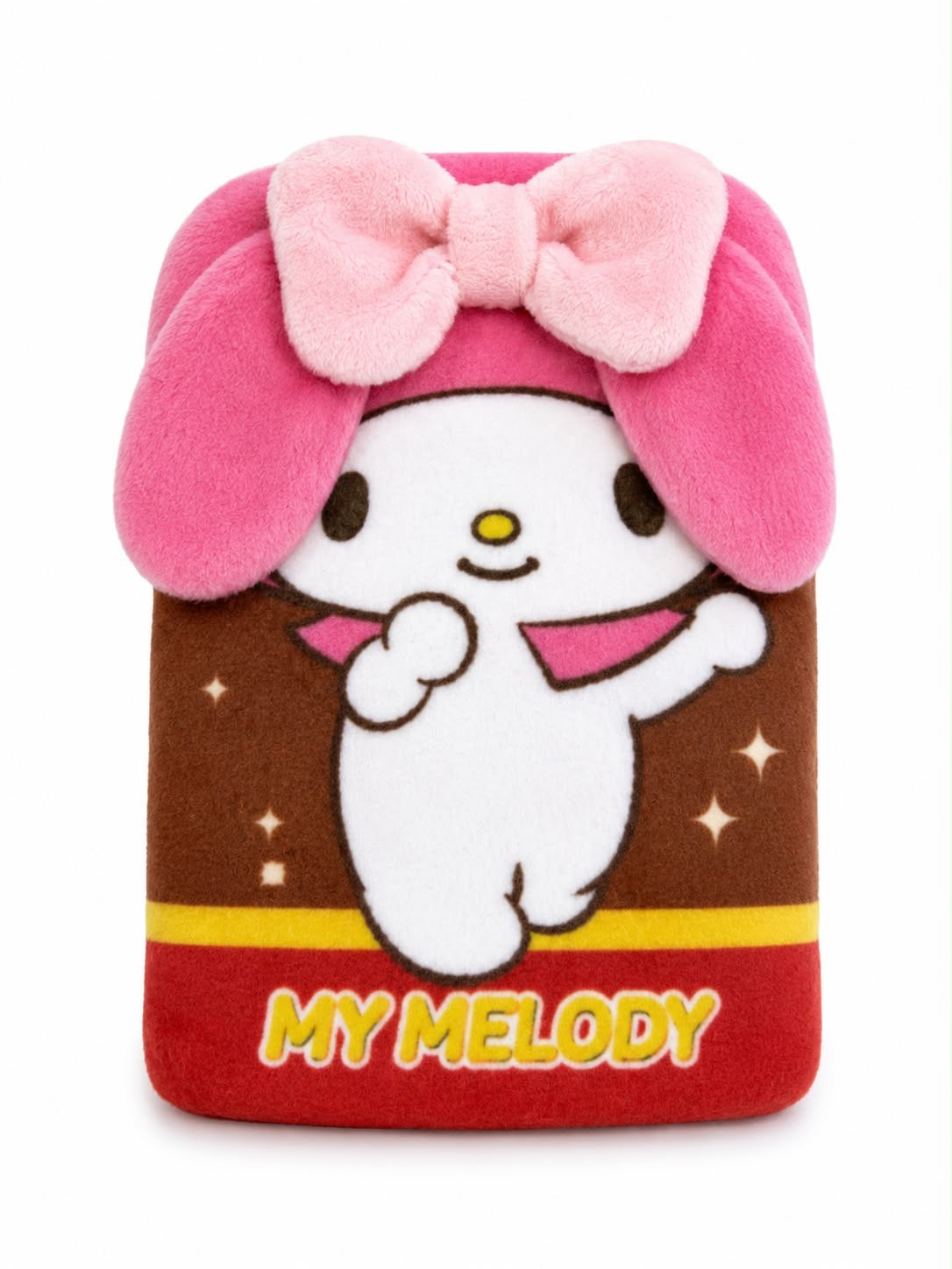 Melody Brown Padded Japanese Sanrio Plush Pouch